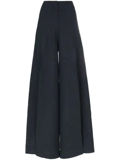 Jacquemus High-waisted Trousers In Blue