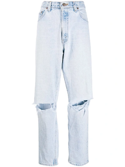 Danielle Guizio X Levi's Straight-leg Jeans In Blue