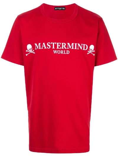 Mastermind Japan Mastermind World T-shirt Mit Logo-print - Rot In Red