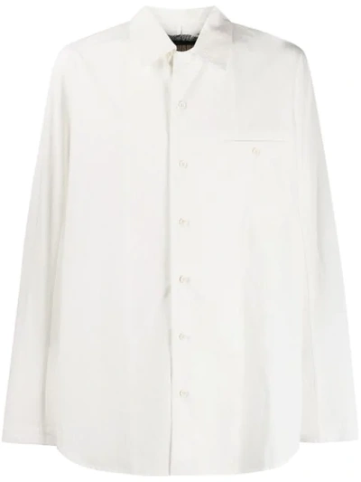 Uma Wang Oversized Crush Style Shirt In White