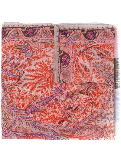 Etro Paisley Printed Scarf - 粉色 In Pink