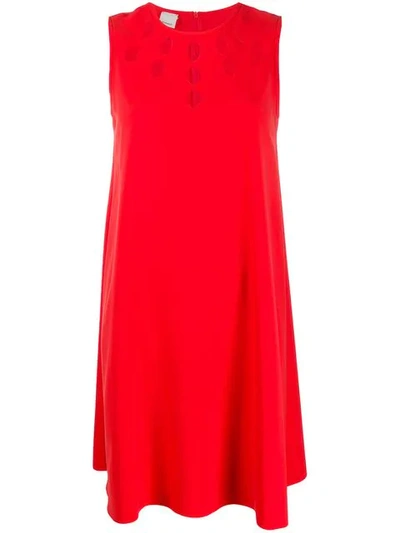 Pinko Cutout Detail Dress - Red