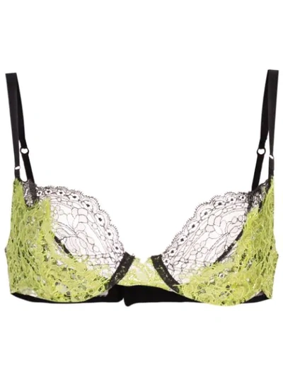 Kiki De Montparnasse Poison Demi Bra In Green