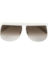 Courrèges Aviator Sunglasses In White