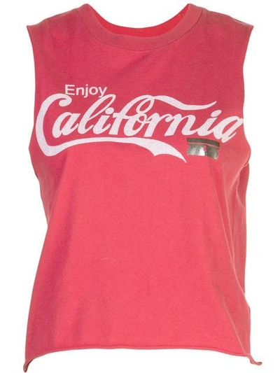 Local Authority California Tank Top In Red
