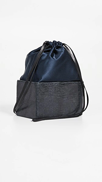 Altaire Box Bag In Black/navy