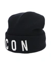 Dsquared2 Hats In Black
