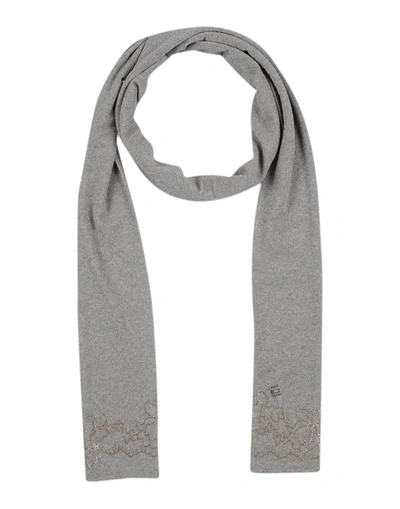 Manila Grace Scarves In Light Grey