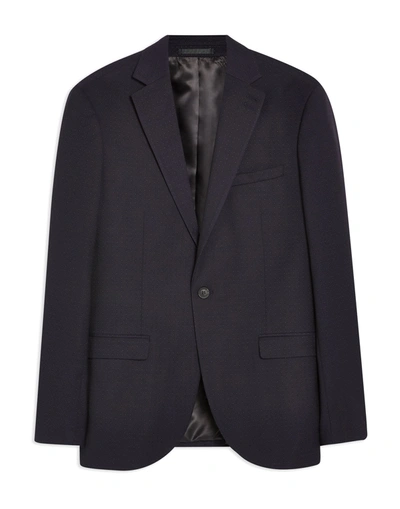 Topman Suit Jackets In Dark Blue
