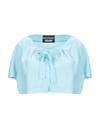 Boutique Moschino Suit Jackets In Sky Blue