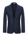 Cruna Suit Jackets In Dark Blue