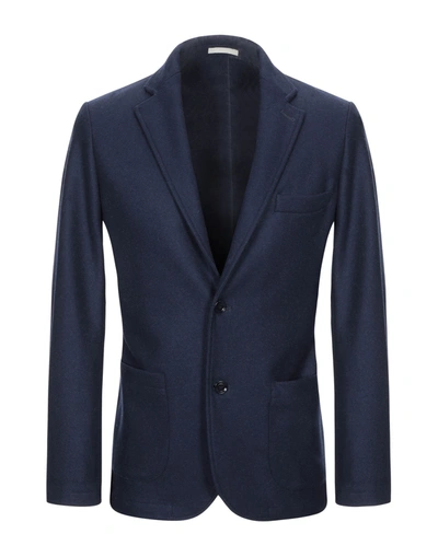 Cruna Suit Jackets In Dark Blue
