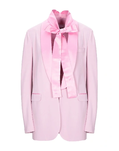 Msgm Suit Jackets In Light Pink