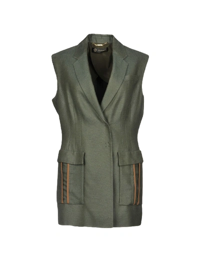 Versace Blazer In Military Green