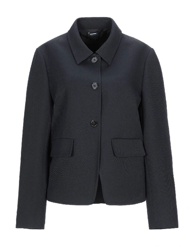 Jil Sander Blazer In Dark Blue