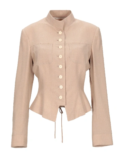 Alviero Martini 1a Classe Blazer In Sand