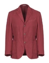 Boglioli Blazer In Maroon