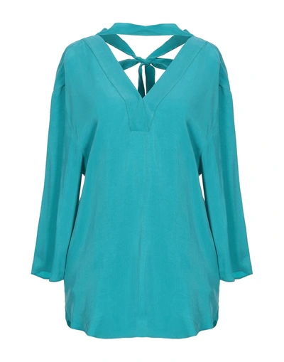 Sandro Blouses In Turquoise