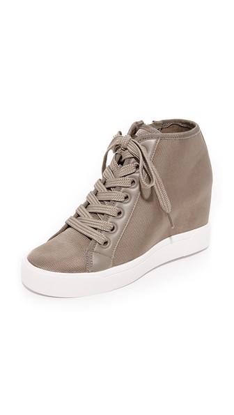 dkny cindy wedge sneakers