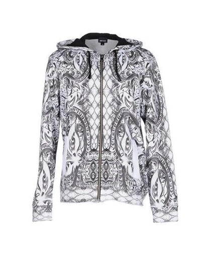 Just Cavalli Sweatshirts In White