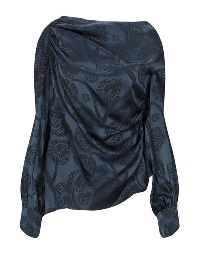 Peter Pilotto Blouses In Slate Blue