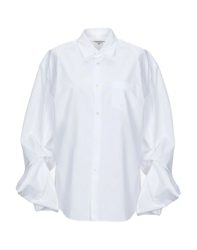 Junya Watanabe Solid Color Shirts & Blouses In White