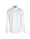 Glanshirt Solid Color Shirt In White