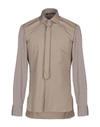Neil Barrett Solid Color Shirt In Grey