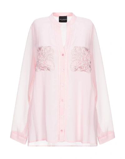 Atos Lombardini Lace Shirts & Blouses In Pink