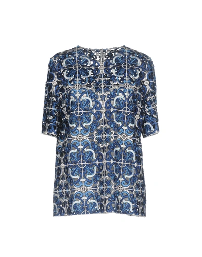 Dolce & Gabbana Blouse In Blue