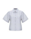 Dolce & Gabbana Linen Shirt In Light Grey