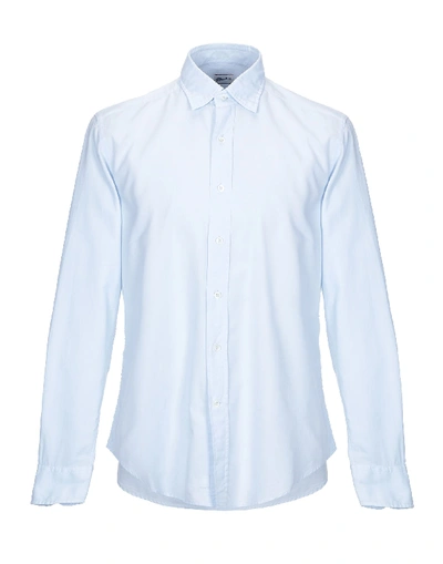 Glanshirt Solid Color Shirt In Sky Blue