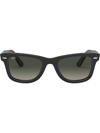 Ray Ban Square Acetate Gradient Sunglasses In Grey Gradient