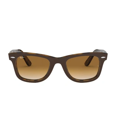 Ray Ban Ray-ban Original Wayfare Sunglasses, Rb2140 50 In Light Brown Gradient