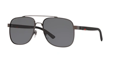 Gucci Woman Sunglass Gg0422s In Grey Polar