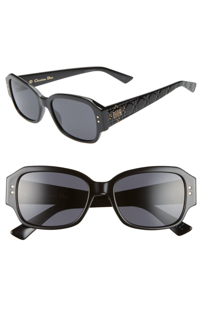 Dior Studs5 54mm Sunglasses - Black