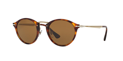 Persol Po3166s Gold &amp; Havana Sunglasses In Polarized Brown