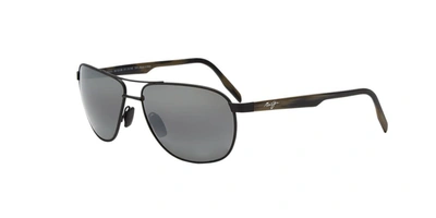 Maui Jim Polarized Sunglasses, 728 Castles In Gunmetal Mirror Polarized