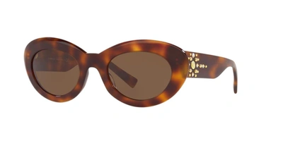 Versace Sunglasses, Ve4355b 52 In Brown