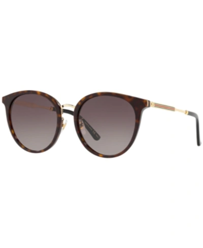 Gucci Sunglasses, Gg0204sk In Brown