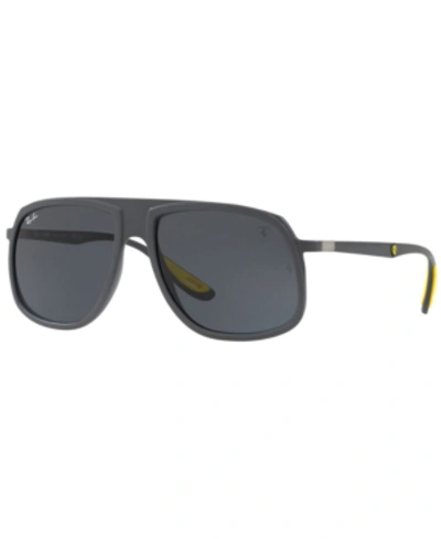 Ray Ban Ray-ban Men's Sunglasses, Rb4308m 58 Scuderia Ferrari Collection In Grey-black