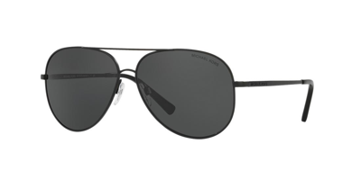 Michael Kors Kendall I Grey Solid Aviator Unisex Sunglasses Mk5016-108287-60 In Dark Grey