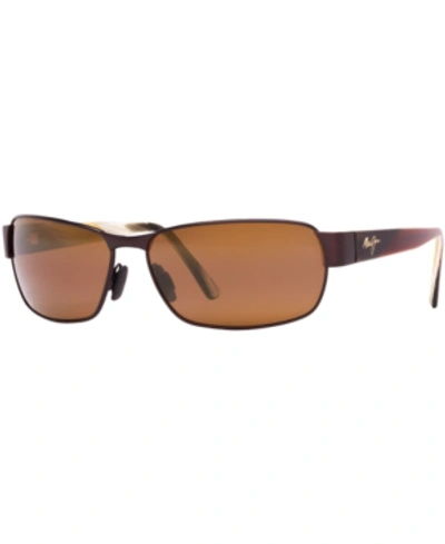 Maui Jim Polarized Black Coral Polarized Sunglasses , 249 In Bronze Polar