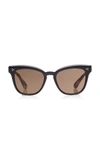 Oliver Peoples Marianela 54mm Cat Eye Sunglasses - Washed Rose In Dark Violet