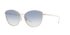 Oliver Peoples Rayette 60mm Cat Eye Sunglasses - Soft Gold Blue