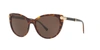 Versace Women's Cat Eye Sunglasses, 55mm In Dark Brown