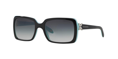 Tiffany & Co 55mm Square Sunglasses In Grey Gradient