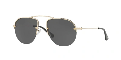 Prada Man  Pr 58os -  Frame Color: Gold, Lens Color: Grey-black, Size 55-16/135