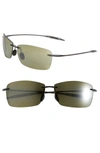 Maui Jim Lighthouse 65mm Polarizedplus2 Rimless Sunglasses - Smoke Grey