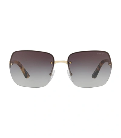 Prada Sunglasses, Pr 63vs 62 In Gold